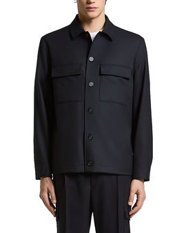 Peserico Peserico Wool Carded Gabardine Overshirt