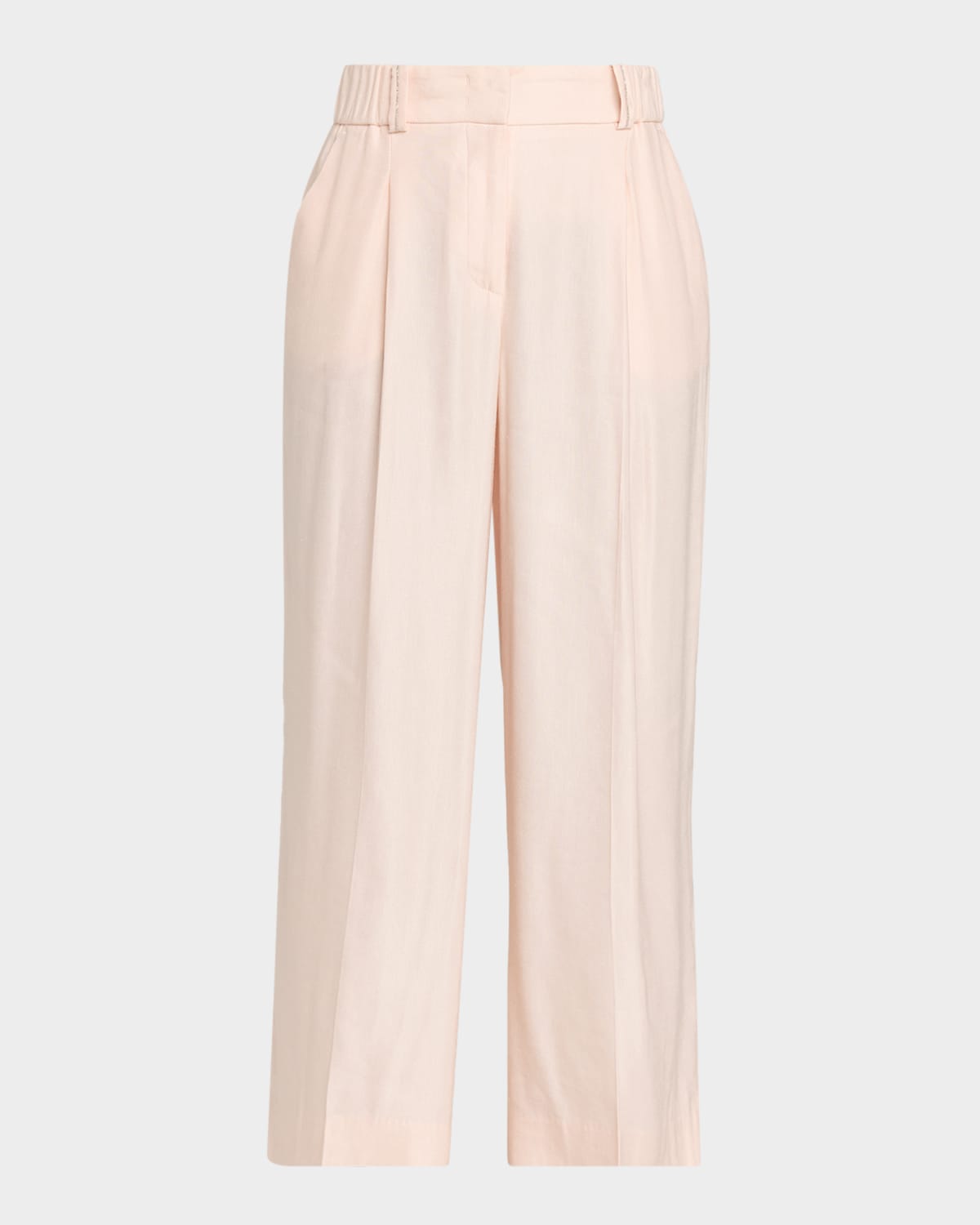 Peserico Pleated-Front Cotton Pants