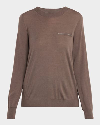 Peserico Punto Luce Wool Knit Sweater