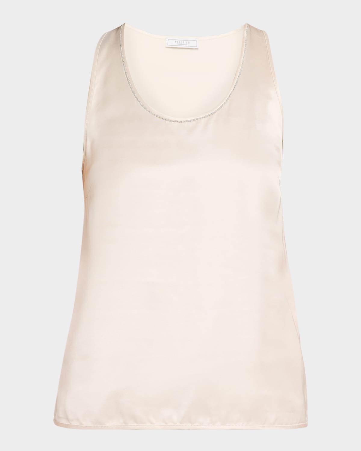 Peserico Scoop-Neck Viscose Top