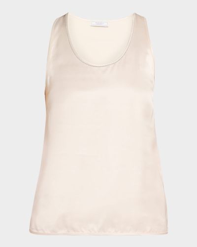 Peserico Scoop-Neck Viscose Top