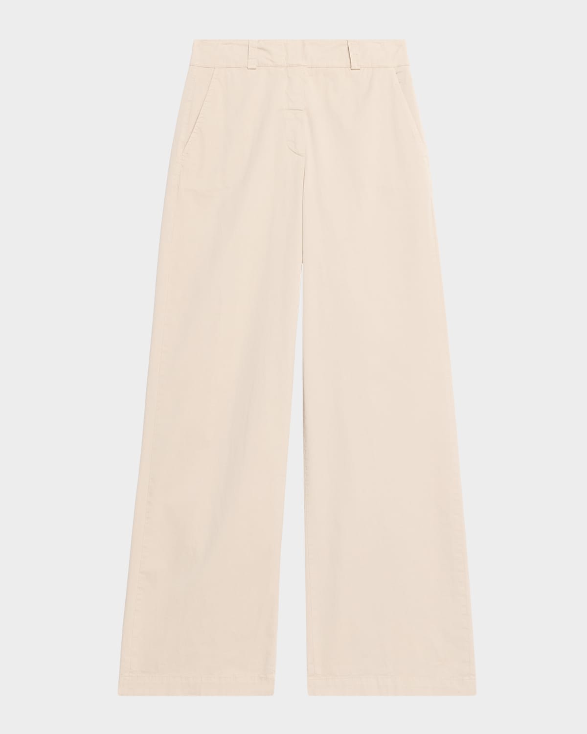 Peserico Straight-Leg Stretch Cotton Pants