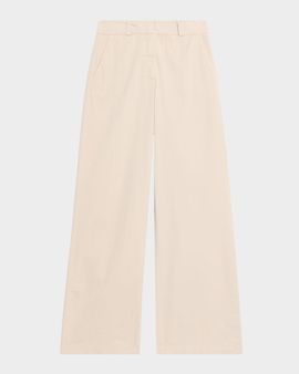 Peserico Straight-Leg Stretch Cotton Pants