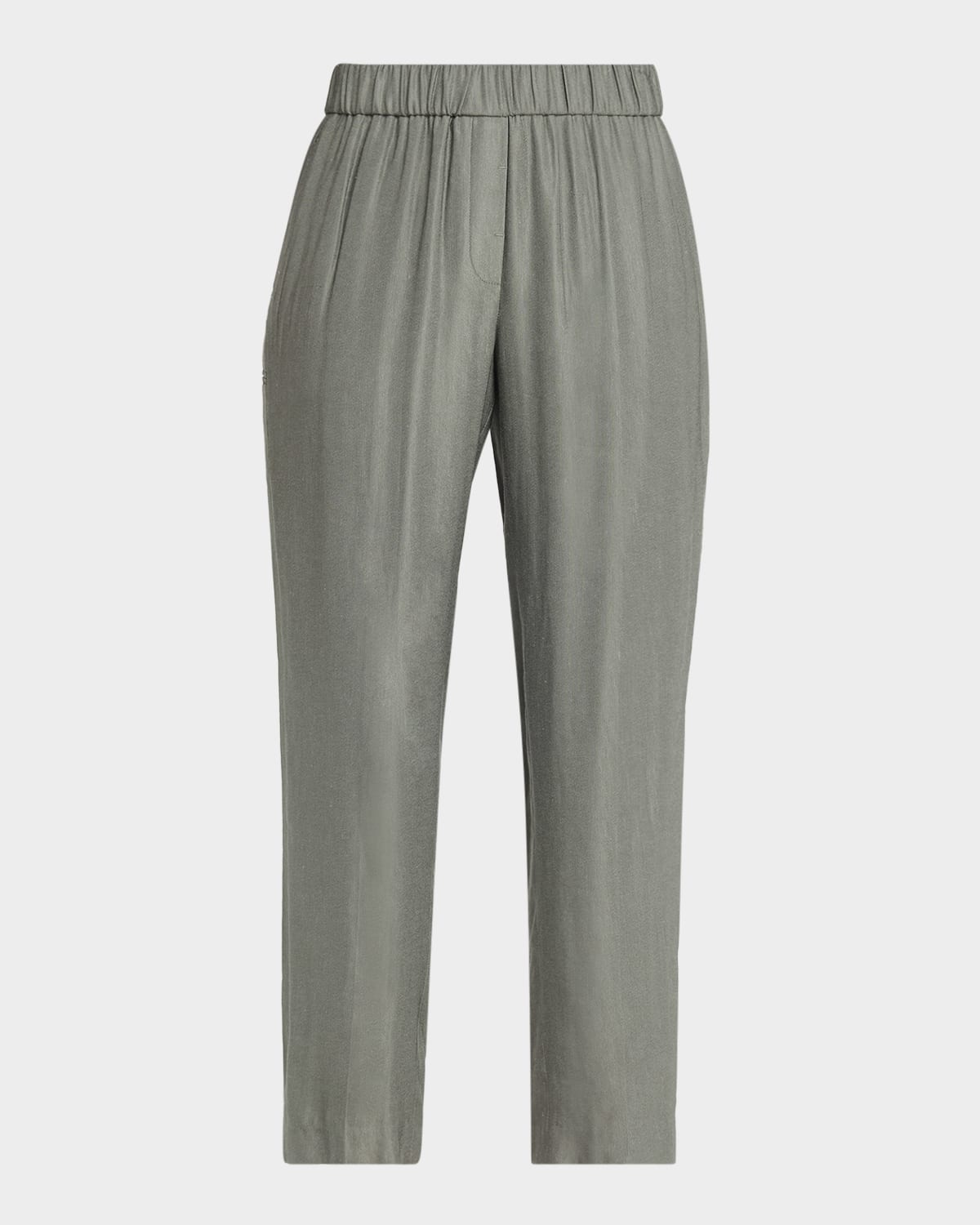 Peserico Tapered Cotton-Blend Pants