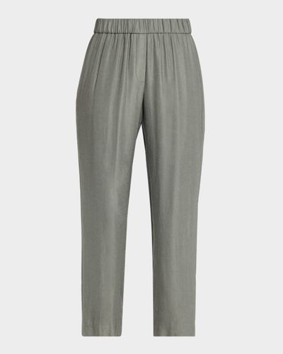Peserico Tapered Cotton-Blend Pants