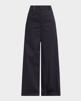 Peserico Wide-Leg Linen Pants