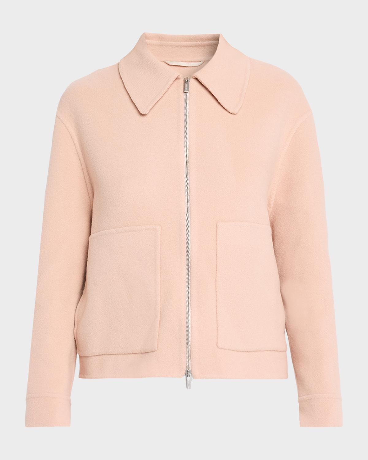 Peserico Wool-Cashmere Zip Jacket