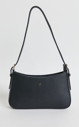 Peta and Jain Peta and Jain - Lilu Shoulder Bag in Black Pebble/Gold