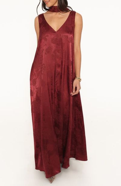Petal & Pup Petal & Pup Aeryn V-Neck Scarf Maxi Dress