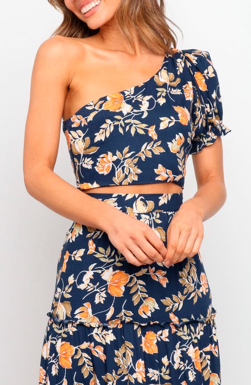 Petal & Pup Petal & Pup Aimee One-Shoulder Crop Top