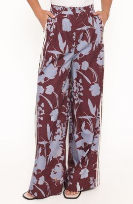 Petal & Pup Petal & Pup Aine Floral Wide Leg Cotton Pants