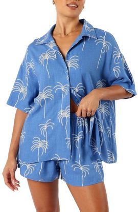 Petal & Pup Petal & Pup Amira Short Sleeve Button-Up Shirt