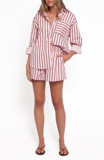 Petal & Pup Petal & Pup Ashlyn Striped Cotton 2-Piece Shorts Set