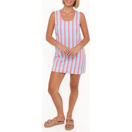 Petal & Pup Petal & Pup Benito Striped Cotton Minidress