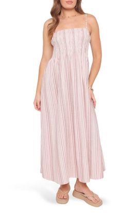 Petal & Pup Petal & Pup Bindy Stripe Smocked Maxi Dress