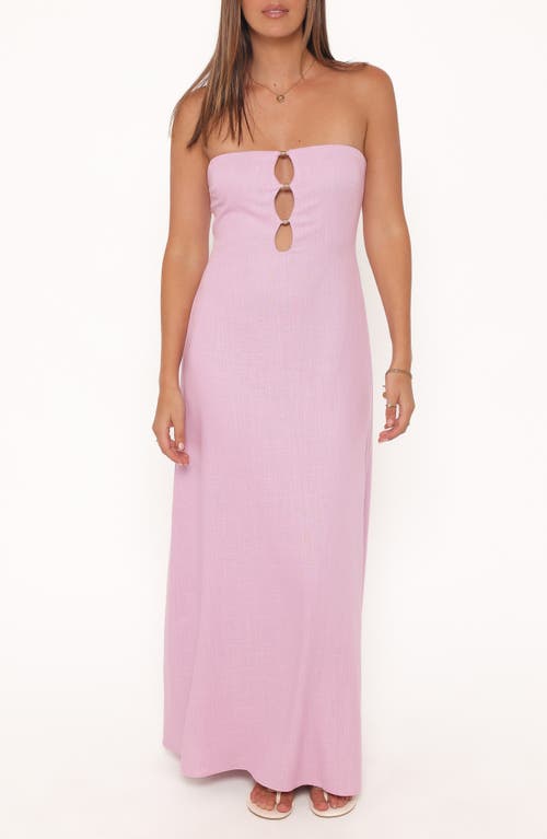 Petal & Pup Petal & Pup Bolton Strapless Maxi Dress