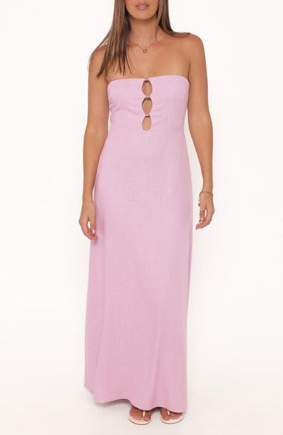 Petal & Pup Petal & Pup Bolton Strapless Maxi Dress