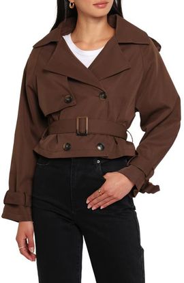 Petal & Pup Petal & Pup Charlie Cropped Trench Coat
