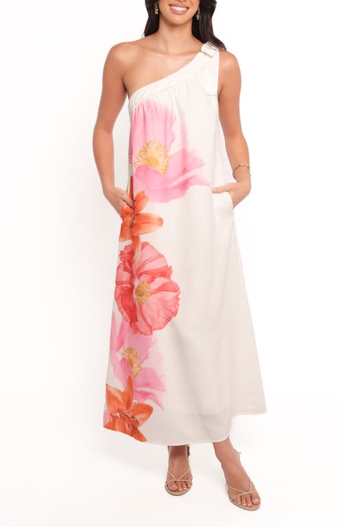 Petal & Pup Petal & Pup Charlize One-Shoulder Maxi Sundress