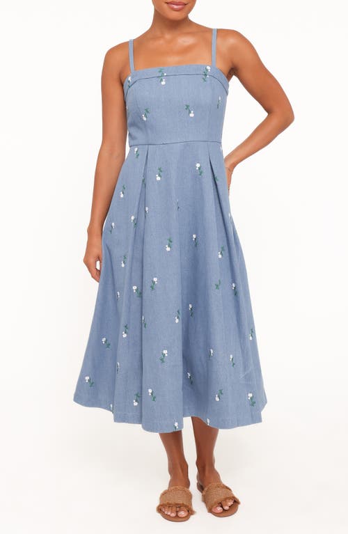 Petal & Pup Petal & Pup Chelsea Embroidered Midi Dress