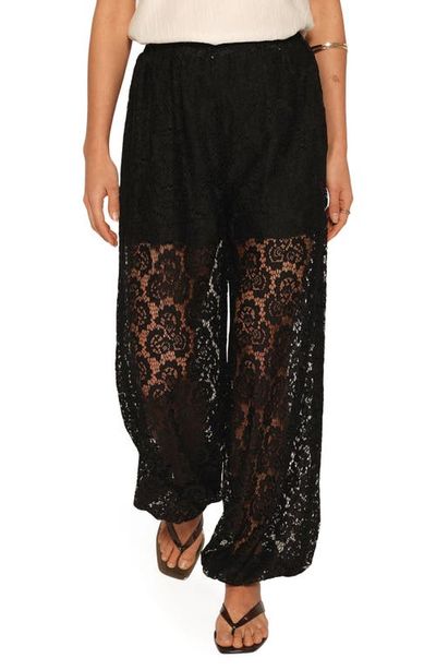 Petal & Pup Petal & Pup Chloe High Waist Balloon Lace Pants