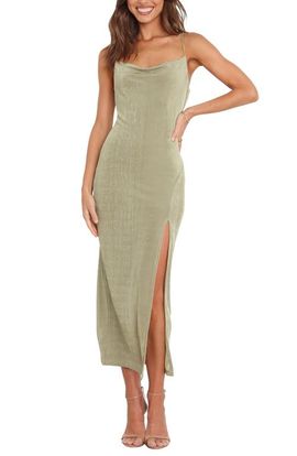 Petal & Pup Petal & Pup Diani Cowl Neck Midi Slipdress