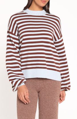 Petal & Pup Petal & Pup Dominica Striped Crewneck Sweater