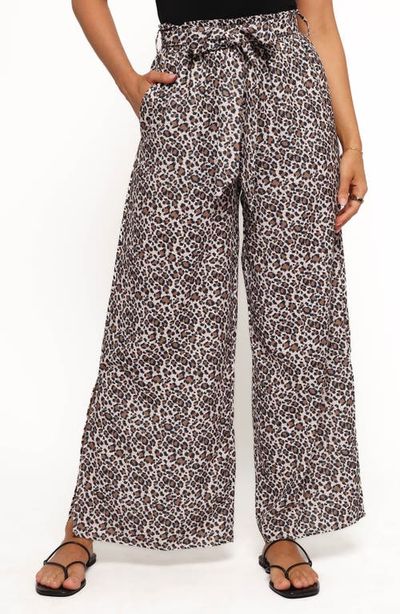 Petal & Pup Petal & Pup Florencia Leopard Print Wide Leg Pants 