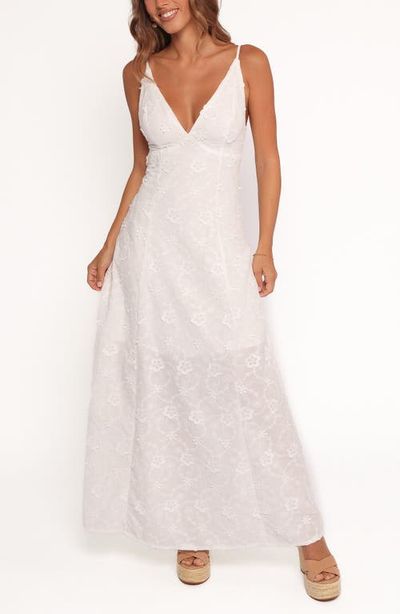 Petal & Pup Petal & Pup Ford Floral Embroidered A-Line Maxi Dress
