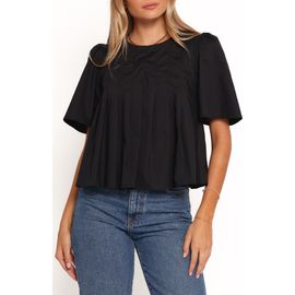 Petal & Pup Petal & Pup Geneva Pleated Cotton Top