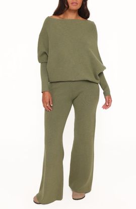 Petal & Pup Petal & Pup Gennie Two-Piece Knitted Pant Set