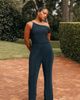 Petal & Pup Petal & Pup Heather Sparkle One-Shoulder Jumpsuit - 5