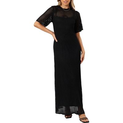 Petal & Pup Petal & Pup Hollie Open Stitch Maxi Dress