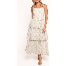 Petal & Pup Petal & Pup Iveta Floral Eyelet Embroidered Midi Dress