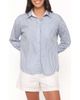 Petal & Pup Petal & Pup Jackson Striped Button Up Cotton Shirt - 1