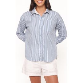 Petal & Pup Petal & Pup Jackson Striped Button Up Cotton Shirt