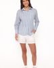 Petal & Pup Petal & Pup Jackson Striped Button Up Cotton Shirt - 4