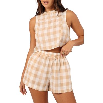 Petal & Pup Petal & Pup Jemmy Button Back Crop Shell