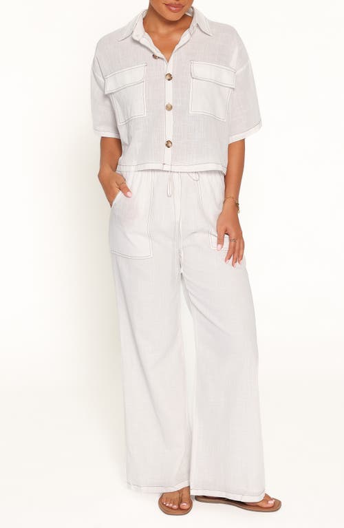 Petal & Pup Petal & Pup Jill Cotton Wide Leg Pants