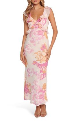Petal & Pup Petal & Pup Kaori Ruffle Midi Cocktail Dress