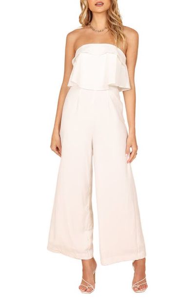 Petal & Pup Petal & Pup Katia Strapless Wide Leg Jumpsuit