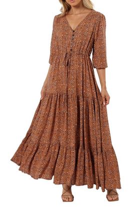 Petal & Pup Petal & Pup Kelda Tiered Maxi Dress