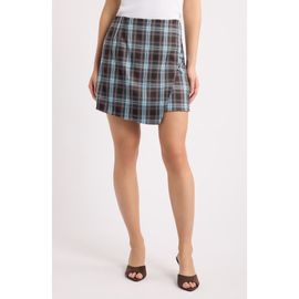 Petal & Pup Petal & Pup Kelly Faux Wrap Miniskirt