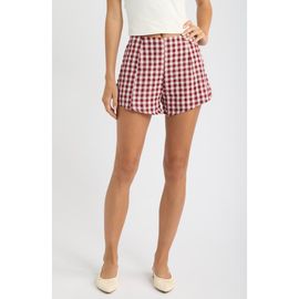 Petal & Pup Petal & Pup Landon Gingham High Rise Shorts