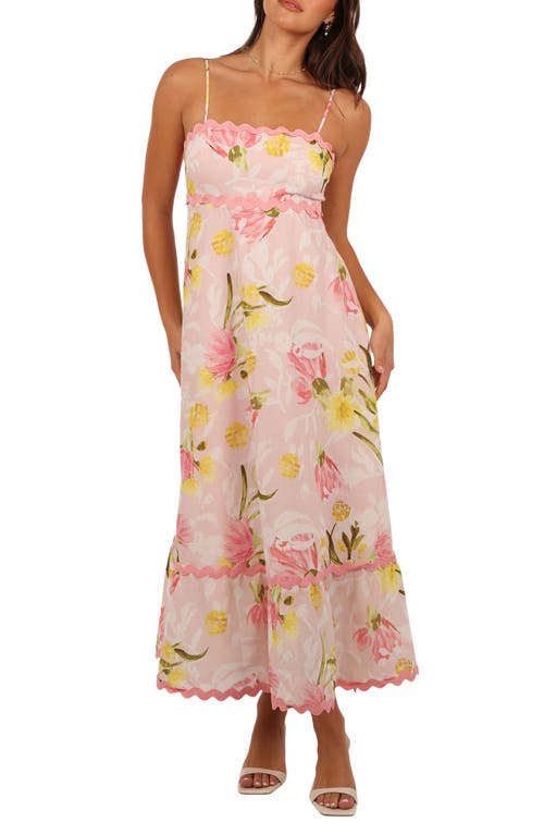 Petal & Pup Petal & Pup Layla Floral Cotton & Linen Maxi Sundress