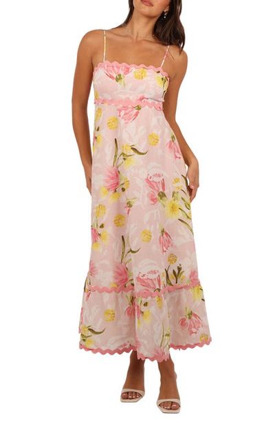 Petal & Pup Petal & Pup Layla Floral Cotton & Linen Maxi Sundress