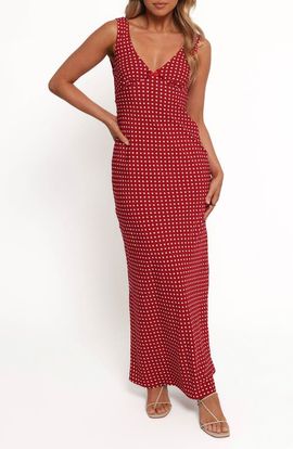 Petal & Pup Petal & Pup Leni Polka Dot Maxi Dress