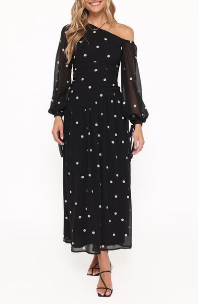 Petal & Pup Petal & Pup Levine One-Shoulder Maxi Dress