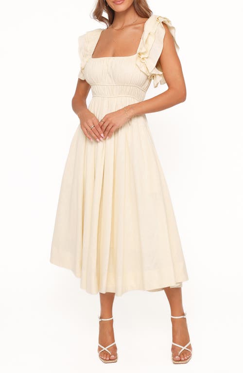 Petal & Pup Petal & Pup Linda Ruffle Sleeve Midi Dress