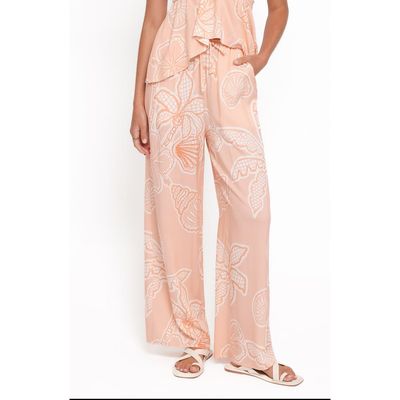 Petal & Pup Petal & Pup Lira High Waist Floral Print Pants
